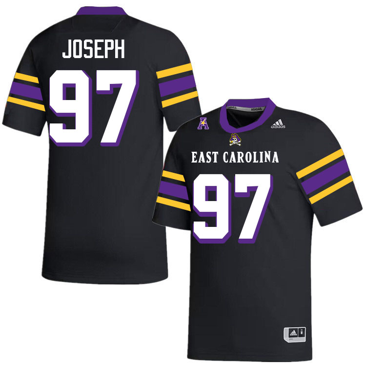 Linval Joseph ECU Jersey,East Carolina Pirates #97 Linval Joseph Jersey Youth College-Black 2024